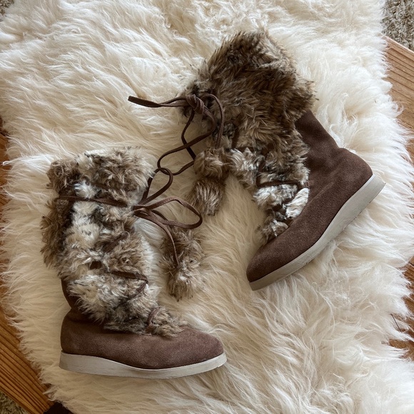 Joyfolie Belinda Fur Boot Y2 - Picture 1 of 10